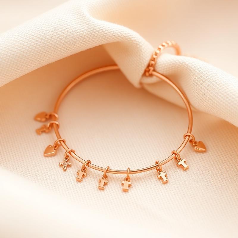 Rose Charm Bracelet